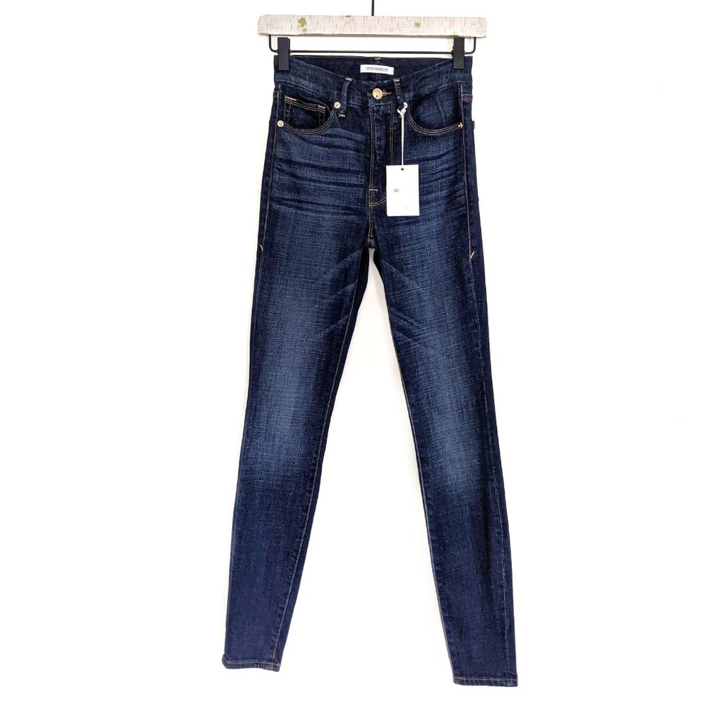 GOOD AMERICAN Good Waist High Rise Skinny Jeans